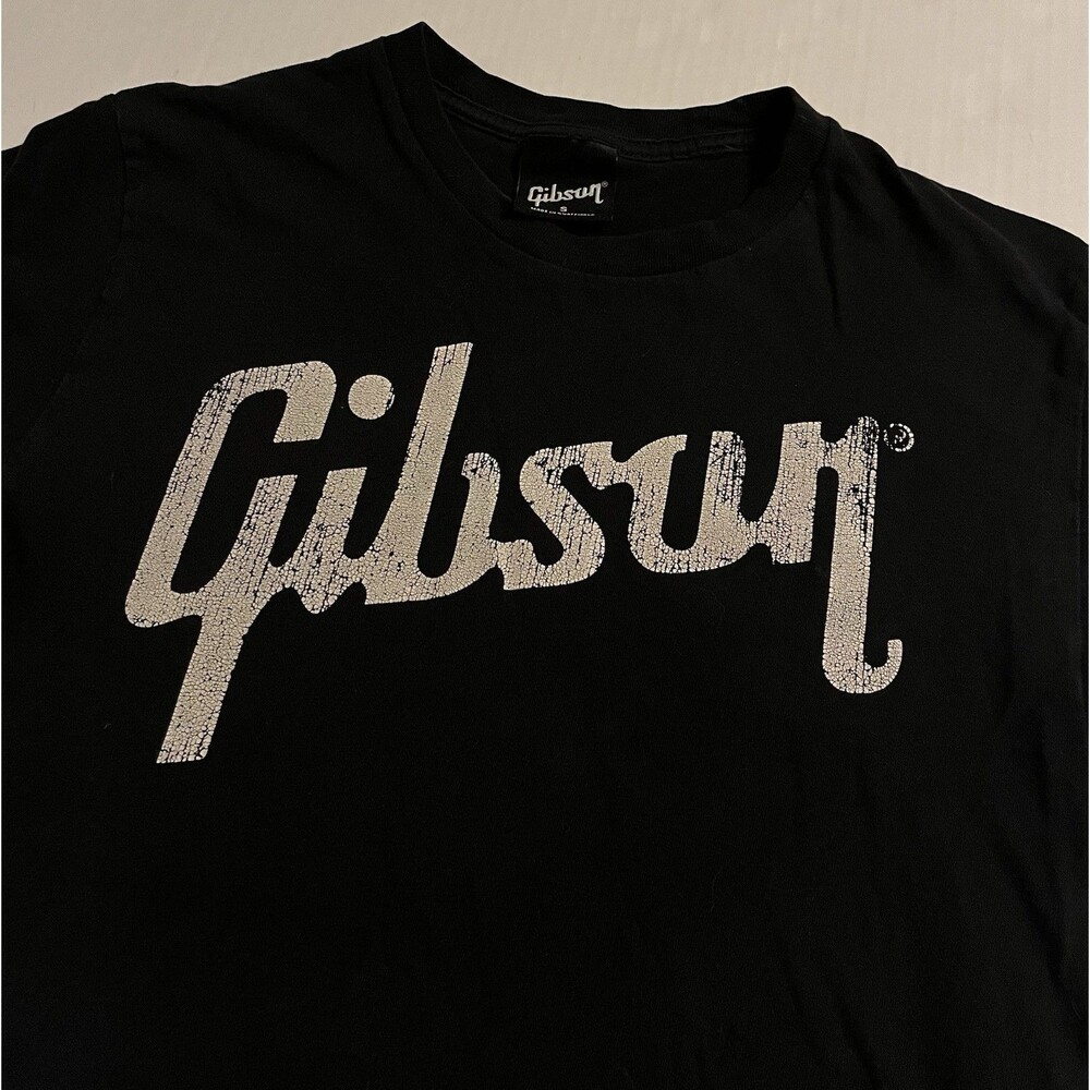 Gibson Guitars Short Sleeve T-Shirt SMALL Les Paul Electric Acoustic OFFICIAL